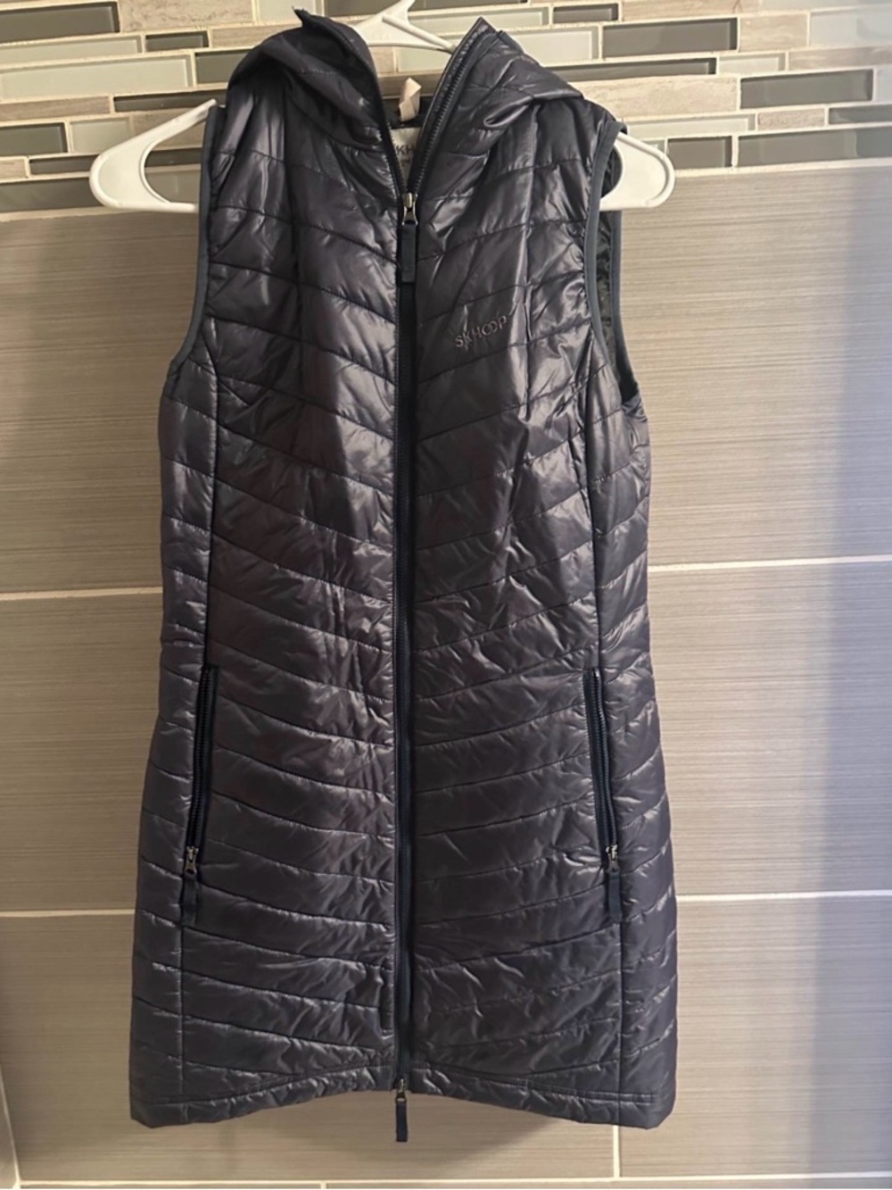 Women's Quilted Skhoop Vest - navy